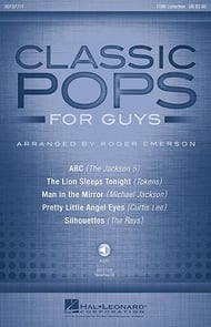 Classic Pops for Guys TTBB Choral Score cover